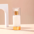 PET Clear White Cosmetic Lotion Pump Airless Bottle